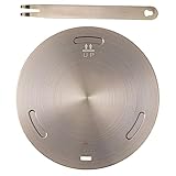 Induction cooker heat conducting plate:made of , strong and , easy to quickly and evenly heat the heat,induction cooker heat transfer disk Induction stove adapter plate:proper size and hanging type design, and this induction plate is convenient for y...