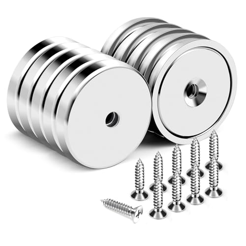 DIYMAG Neodymium Round Base Cup Magnet,100LBS Strong Rare...