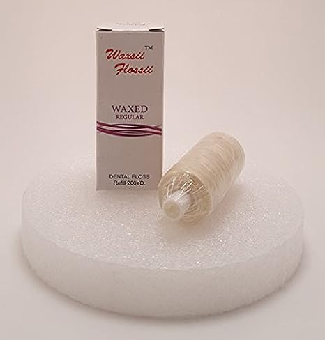 2700 Professional Regular Unflavored Waxed Dental Floss Refill 200 Yard Roll