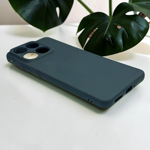 Image of SBMS Silicone Back Cover Case for Motorola Moto Edge 70 Fusion 5G | Soft Micro-Fibre Lining Inside | Camera Protection Bump | Shockproof Back Cover Case for Moto Edge 70 Fusion (Candy Cloth Green)