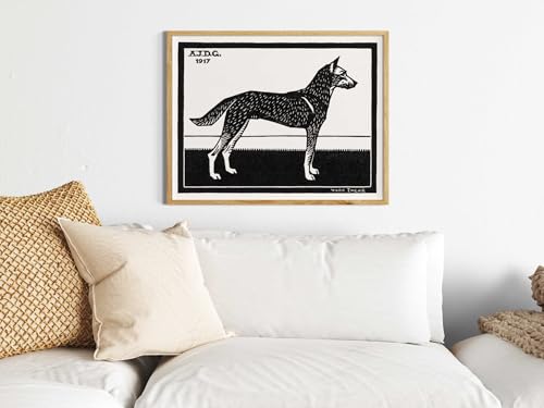 Impression d'art Giclée chien par Julie de Graag Pathos Studio format A2 - 3