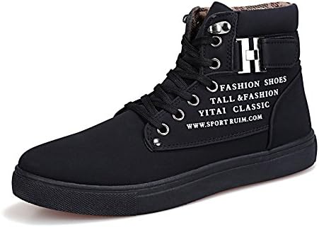 ZhaoDao158 Men's Casual Canvas Shoes Spring Autumn Buckle Breathable Ankle Boots Flats