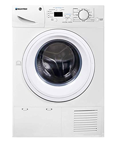 SECADORA CONDENSACION MILECTRIC 8KG (Carga frontal, Sensores LED, Blanco, Independiente)