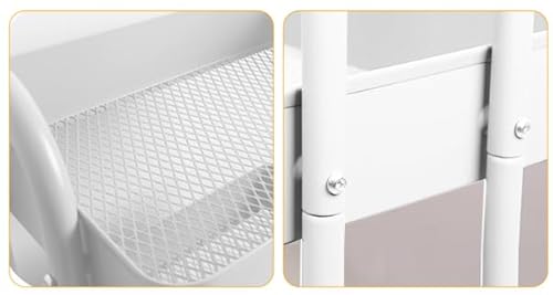 CARRINHO ORGANIZADOR MULTIUSO 3 PRATELEIRAS BRANCO BERLIM