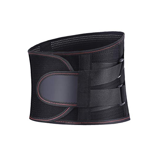 YLFC Cinturón Ortopédico Espalda Alta Médico para Soporte De Columna Vertebral para Hombres Y Mujeres, Cinturón Lumbar Transpirable Corsé con Soporte De Espalda (Color : Black, Size : Medium) Cover