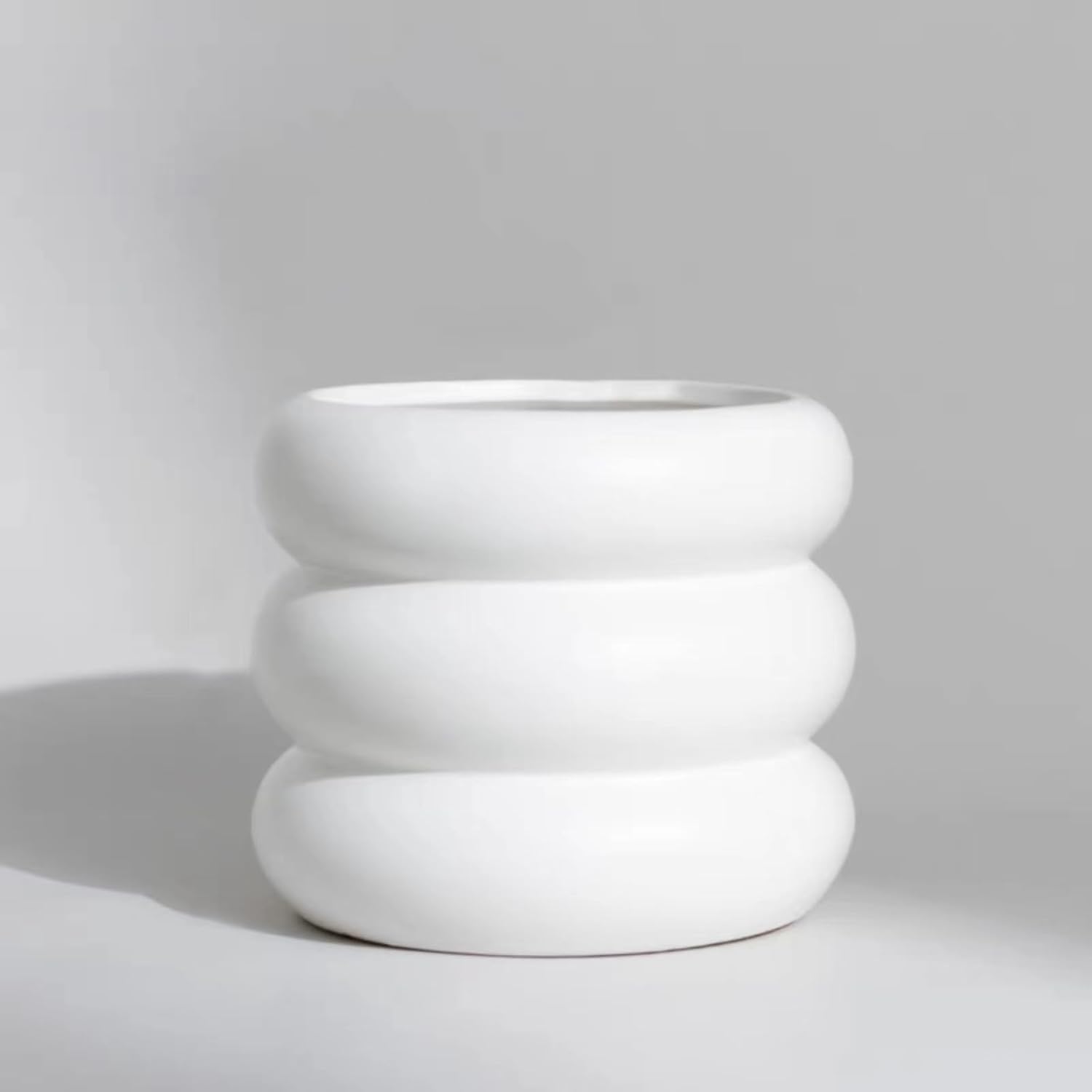 SANDYBAYTAS Ceramic Plant Pot Indoor, 4.5 Inch Flower Pot