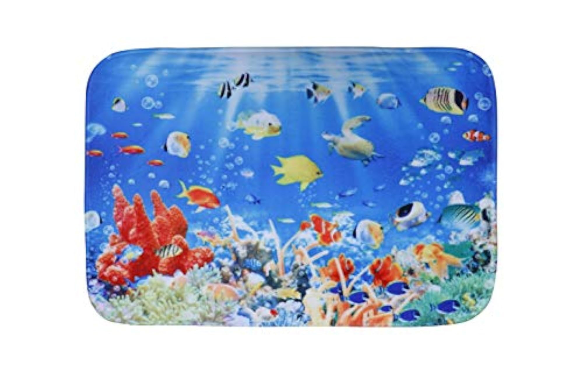 2 Piece Microfibre Sea Fish Mat
