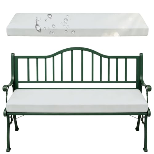 Coussin de Jardin Blanc Amovible pour Salon de Jardin d'Été