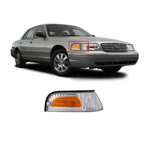 FitParts Compatible With Front Right Passenger Side Signal Light Assembly FORD CROWN VICTORIA 2007-2011 Sedan. New & Ready to Install. FO2521147 6W7Z15A201AA