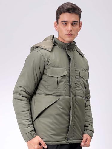 Image of The Indian Garage Co Polyester Men's Winter Jacket