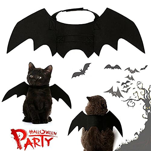Disfraz Alas de Murciélago para Perros y Gatos Halloween miniatura 2