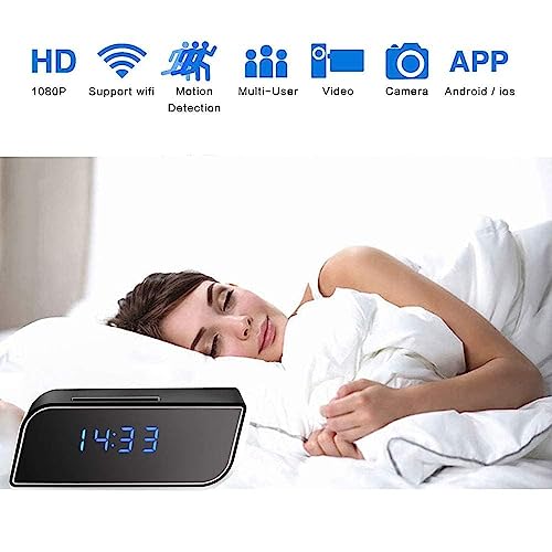 Image of DDLC Smart 4K HD Smart Table Clock Camera Home Security with Audio and Video Feature WiFi (Table Camera)