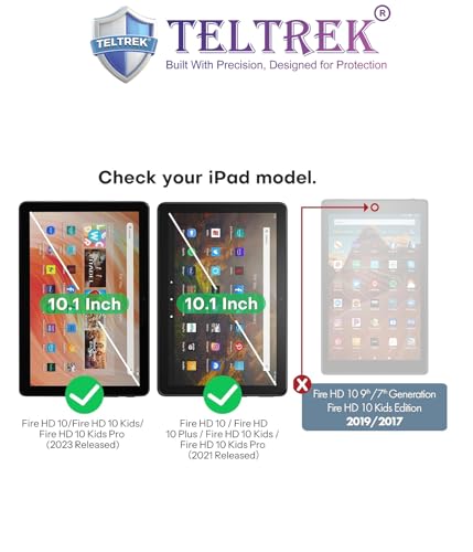 Image of Screen Guard Designed For Amazon Fire HD 10 /Fire HD 10 Plus /HD 10 Kids /HD 10 Kids Pro (2023 /2021, 13th /11th Gen) 10.1 Inch Nano Fiber PET Tempered Glass Screen Protector