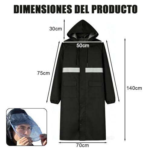 Impermeable con reflejante 12 Imagen adicional