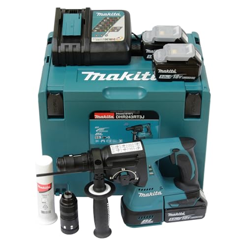 Makita DHR243RT3J Akku-Bohrhammer Set, 18V, 5.0Ah,...