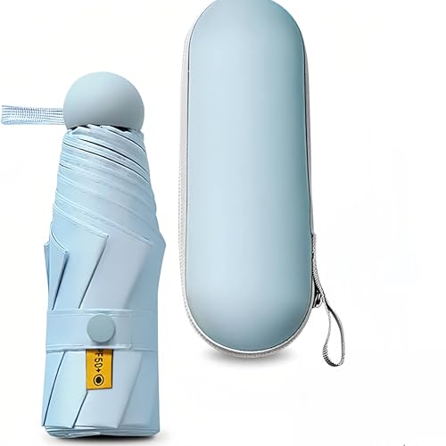 Kiuiom Falten Reise Regenschirm,Leichter Tragbarer...