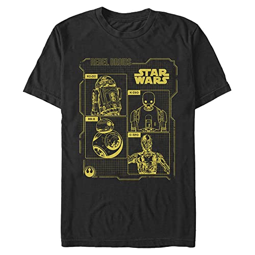 T-Shirt Star Wars Droïdes Rebelles Homme Idéal pour Vos Sorties Geek