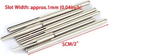 letaosk 6 pcs Split Mandrel conico e destra Mini mandrins manico tenuta di serraggio Pinze a carta strumento