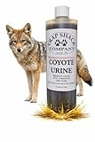 Trap Shack Company Coyote Urine Pure 100% Coyote Urine Simulates Predator Presence Professional Grade Cover Scent Trapping Garden Natural Deterent