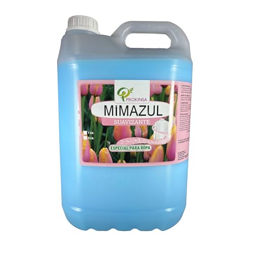 Suavizante de Ropa Líquido Mimazul 5L | Gunner Smoke – Suavizante Concentrado Perfumado Multiusos para Hogar, Lavanderías y Hostelería – Fragancia Duradera con Formato Ahorro