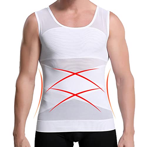 Camiseta de Telma para Hombres slimmable ligera con cuello ligero y ajuste de estómago cómodo 3