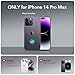ESR for iPhone 14 Pro Max Case, Compatible with MagSafe, Shockproof Military-Grade Protection, Yellowing Resistant, Magnetic Classic Hybrid Case (HaloLock), Clear