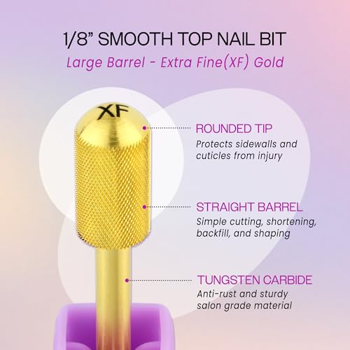 PANA broca de carburo para uñas 1/8" miniatura 5