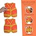 Milisten 2PCS Mini Doll Safety Vest, 1:6 Construction Worker Costume Vest for 6-12
