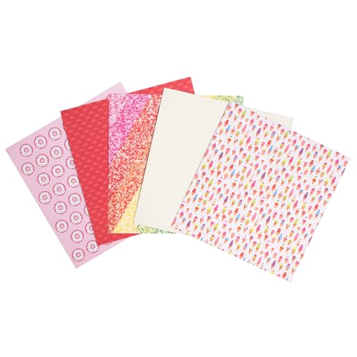 Papier double face de qualité Stack Rainbow Splash 30x30cm pour carterie