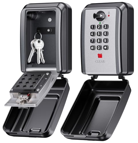 Mohard Caja de Seguridad para Llaves, Caja Llaves Pared con