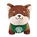 Carino Shiba bambini che dormono Comfort cuscino giocattolo giocattolo prodotti a 20 * 26cm per bambini peluche 1pc Shiba Inu Giallo Shiba Inu peluche ripiene morbido cuscino Cartoon Doll Doggo