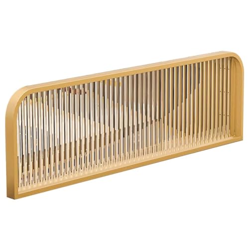 Cloison de séparation dorée haut de gamme pour aménagement commercial moderne - 2