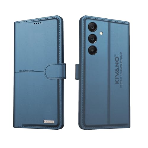 Image of for Samsung A16 5G / Samsung F16 5G / Samsung M16 5G Flip Cover | Leather Finish | Inside Pockets & Inbuilt Stand | Shockproof Wallet Style Magnetic Closure Back Cover Case