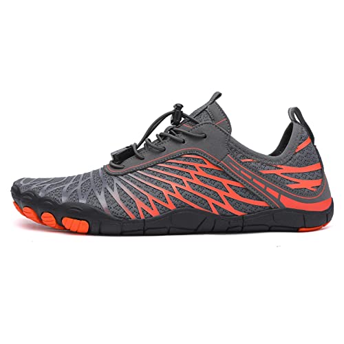 Image of Hiking Barefoot Shoes for Women Men Breathable & Non-Slip Athletic Barefoot Wide Toe Water Shoes Lightweight Perfect for Walking,Running,and Swimming