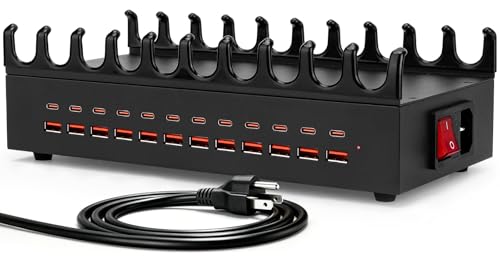 Station de charge USB 24 ports pour en finir avec le manque de prises de courant murales