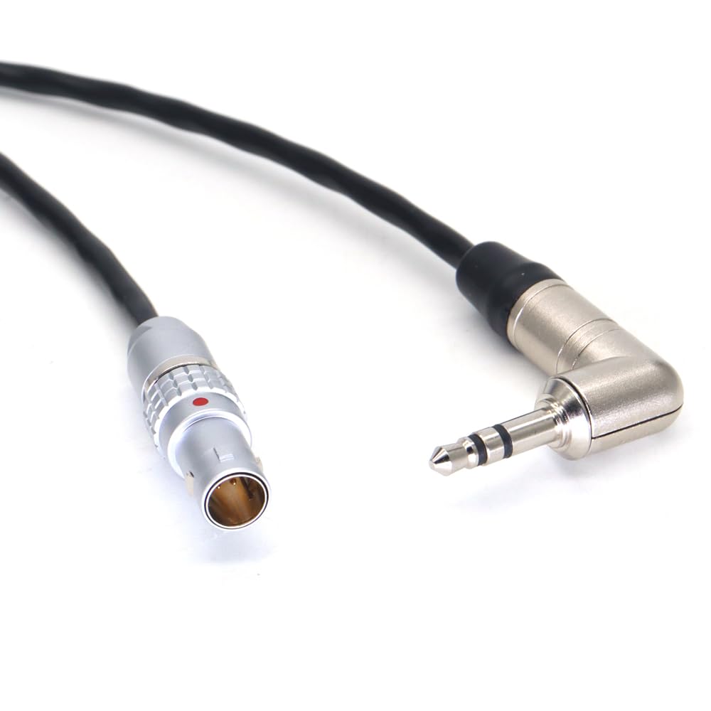 Timecode Cable for 3.5 TRS to 0B 5pin Tentacle Sync Timecode Generator to ARRI Alexa Sound Devices