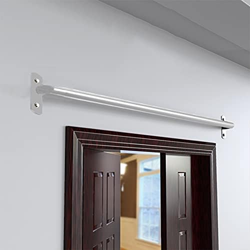 Stainless Steel Fitness Horizontal Bar, Wall-Mounted Home Indoor and Outdoor Pull-up Bar, Strength Training Supplies for Men and Women, Aerobic Exercise (100cm)