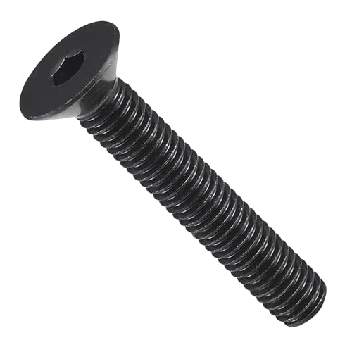 Entaniya ミリネジ 黒ステンレス 六角穴付き皿小ネジ M5-0.8 (5本入り) 【MCHBS-M5-0.8】 (30mm)