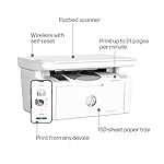 HP LaserJet MFP M140w Wireless Printer, Print, scan, copy, Fast speeds, Easy setup, Mobile printing, Best-for-small teams - Image 4