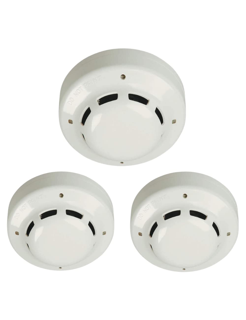 KBA Brothers A Smoke Detector Without Battery (White Color) Pack of 3