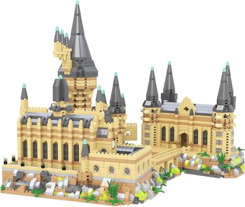 Image of SKY LINE OCEAN || Architecture Fantasy Castle Micro Building Blocks Set || 2929 Pcs || Miniature Model Kit for Adults & Teens [Ages 14+] || 6 Months Structural Warranty