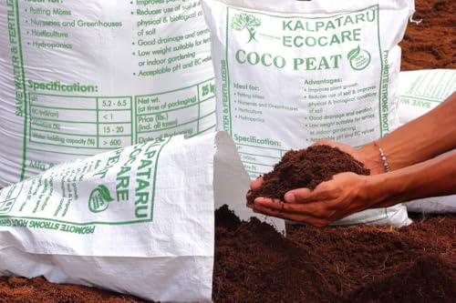 Image of 10 Kg Coco Peat Powder for Plants | Natural Coconut Coir Pith | Improves Soil Aeration & Moisture Retention