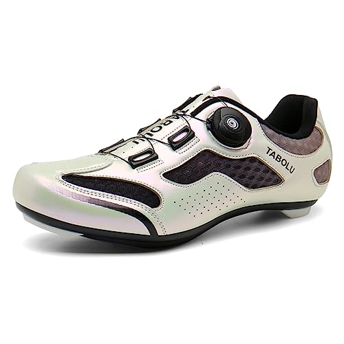 ❥ INDOOR & OUTDOOR: le scarpe da ciclismo professionali sono progettate ergonomicamente per i tuoi piedi, che offrono comfort durante le tue pedalate e sono adatte per ciclismo su strada, bici indoor e mountain bike. Offrendo la piattaforma perfetta, indipendentemente dai pedali che guidi.
