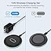 Wireless Charger Samsung Fast Charging Pad for Samsung Galaxy S25 Ultra/S24 FE/S23 Ultra/S22/S21/Z Flip 6 5,15W Wireless Charging Station Charger Mat and QC Adapter for Google Pixel 9 8a 7a 8 7 Pro