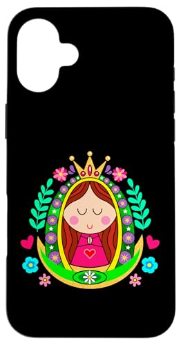 Patrona de Mexico Guadalupana Virgen Reina de la Hispanidad �X�}�z�P�[�X iPhone 16 Plus �p