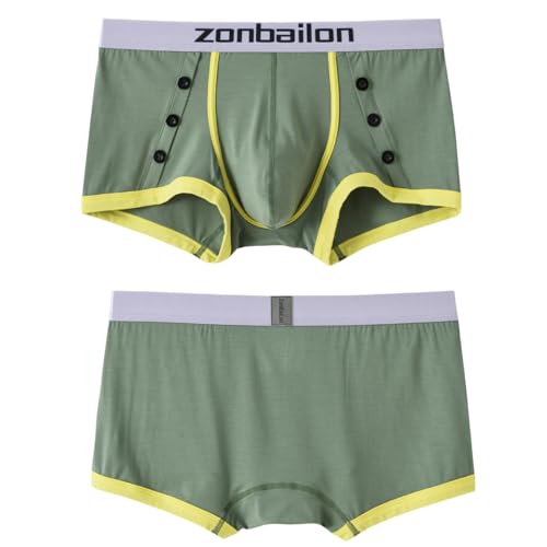 Mens Bamboo Viscose Underwear Support Pouch Boxer Briefs Soft & Breathable Underwear3