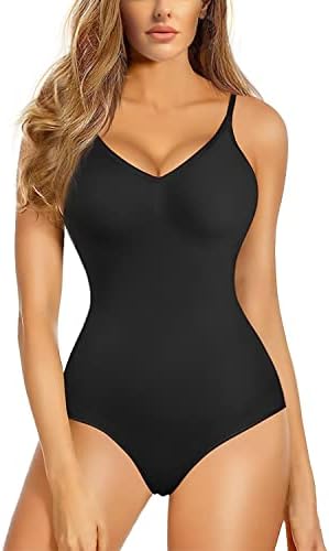 PREXY ShapeShift Shapewear for Women Tummy Control Seamless Sculpting Thong Bodysuit for Women Clothing