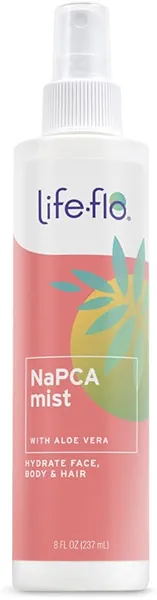 Life-flo NaPCA Mist | Hydrating Spray for Face, Body and Hair | With Aloe and Sodium PCA for Softer, Fresher Skin | 8oz
