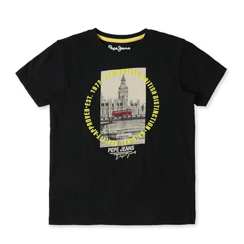 Image of Pepe Jeans Boys Cotton Regular Fit T-Shirt