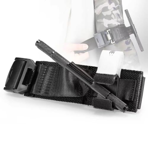 Tourniquet, Metal Locking Rod, one-Handed Operation, Suitable for Outdoor Survival and Everyday toolkits(1Pack)